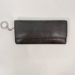 Hobo trifold grey wallet